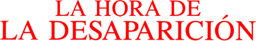 La hora de la desaparición Logo